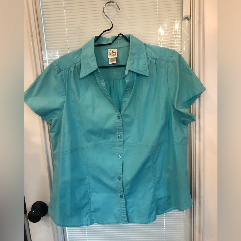 Blue Stretch Top